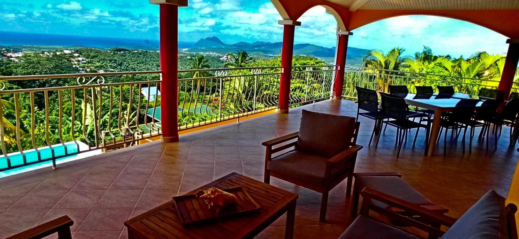 Villa Cosaroe 6-14 Pers Piscine Et Superbe Vue Mer Panoramique Riviere-Salee Екстериор снимка