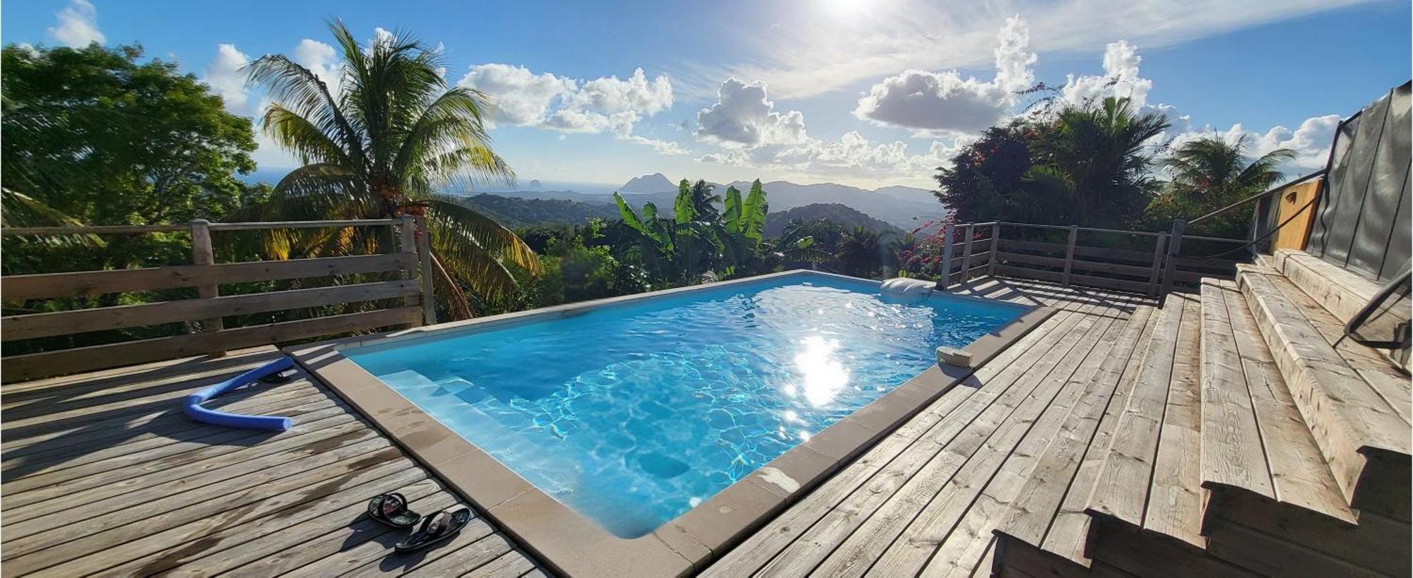 Villa Cosaroe 6-14 Pers Piscine Et Superbe Vue Mer Panoramique Riviere-Salee Екстериор снимка